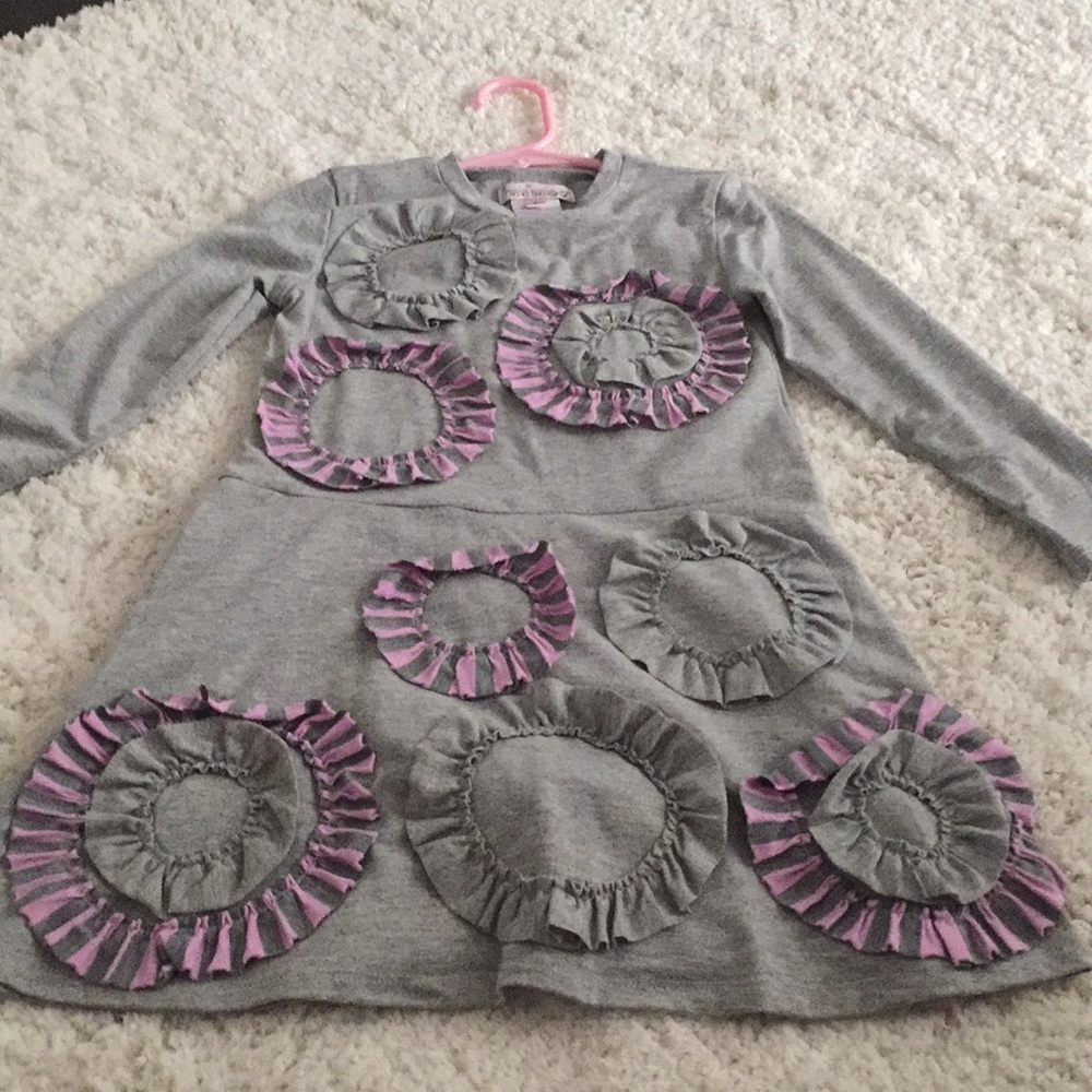 Halabaloo grey/ purple dress - 5